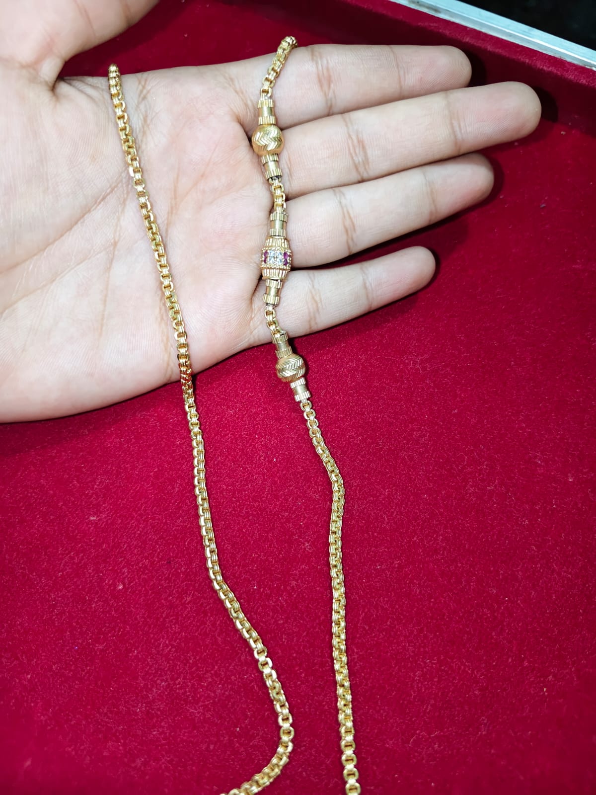 24 Inch Side Mopu Thali Chain (Unpolish)