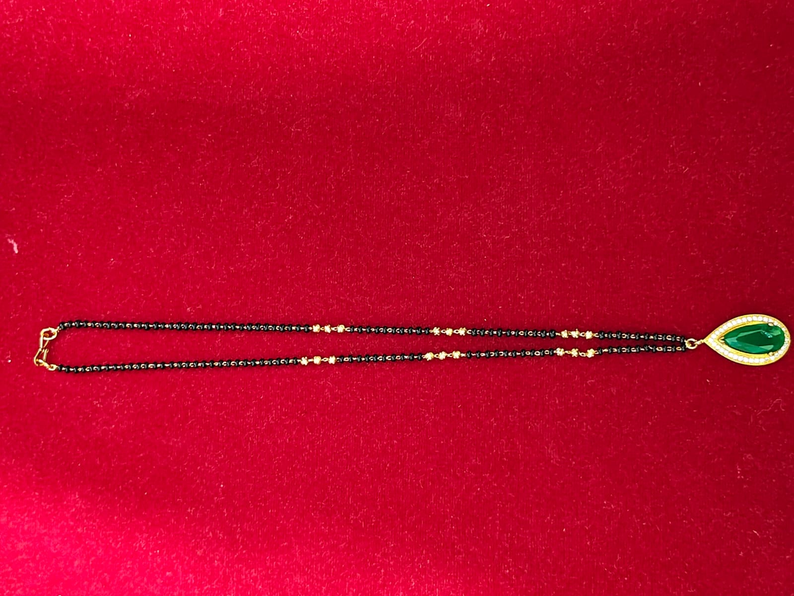 ✨ Pure Panchaloha Black Beads Necklace WITH PENDANT✨