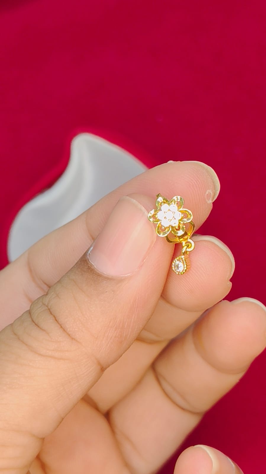 pure panchaloha polish earrings